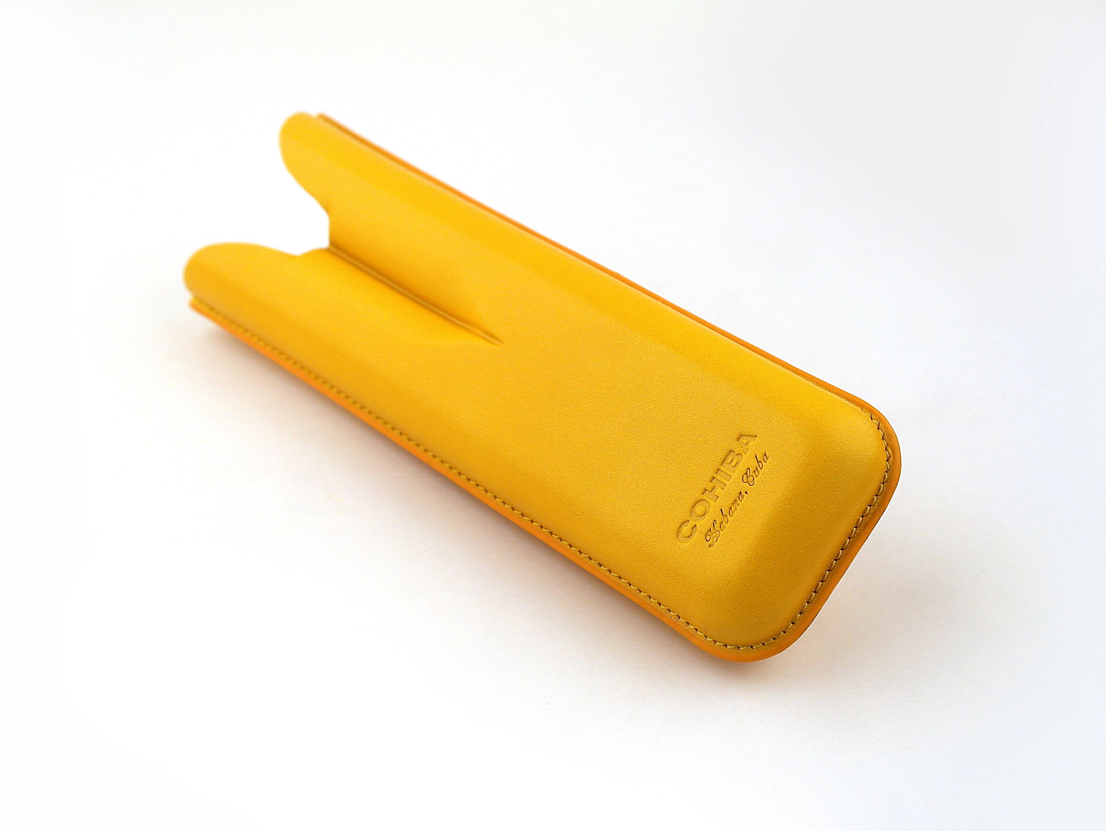 COHIBA bőr szivar tok 2 szivar