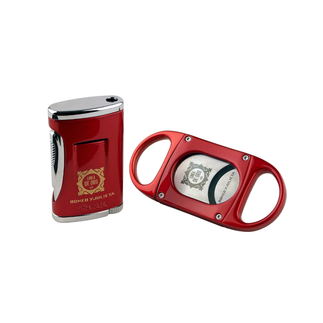 ROMEO Y JULIETA D ORO - Cigar Cutter and Lighter Set