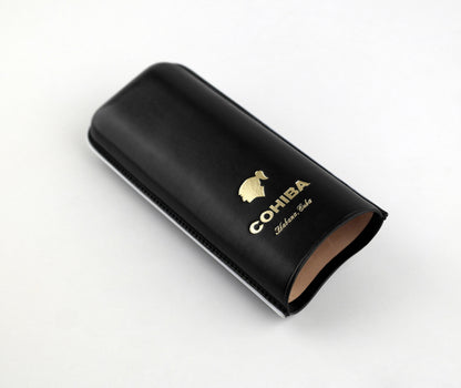 COHIBA Szivar tok - Tricolor - Bőr szivar tok 2 szivarra